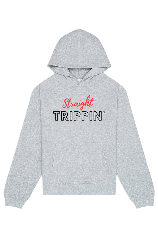 Straight Trippin' - Red/Black Font Unisex Heavyweight Hoodie