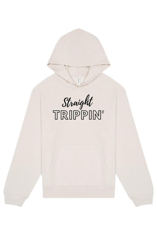 Straight Trippin' - Black Font Unisex Heavyweight Hoodie