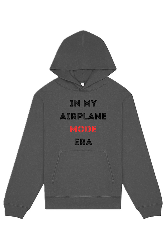 Airplane Mode Era - Black/Red Front Unisex Heavyweight Hoodie