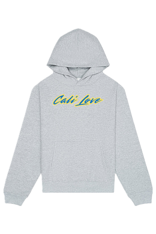 Cali Love - Yellow/Blue Font Unisex Heavyweight Hoodie