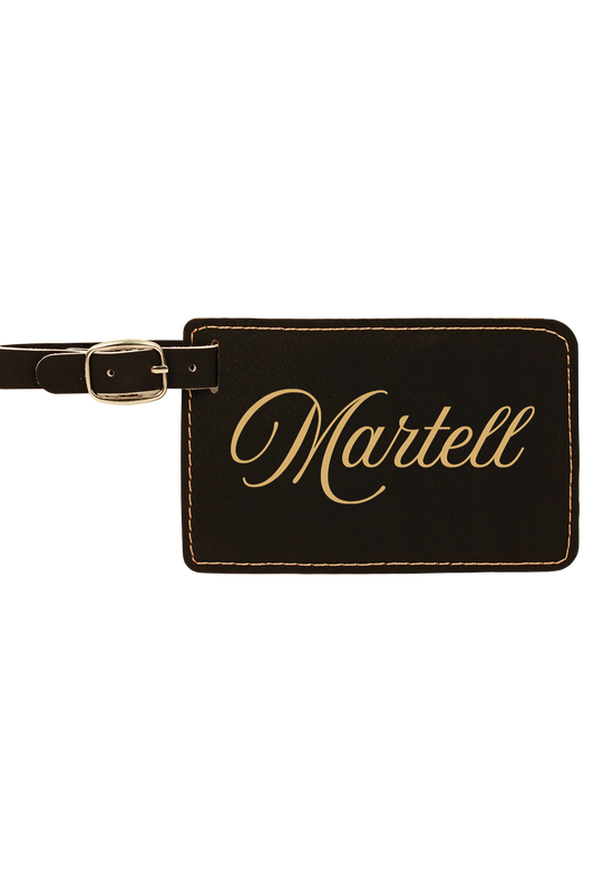 Martell - 4 1/4" x 2 3/4" Laserable Leatherette Luggage Tag