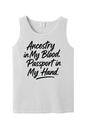 Ancestry in My Blood - Black Font Unisex Tank Top