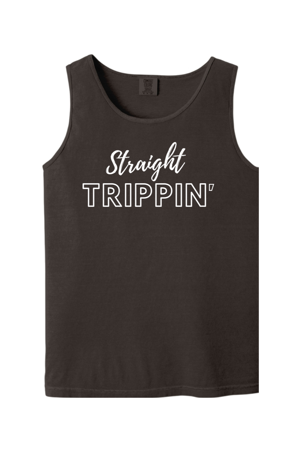 Straight Trippin' - White Font Unisex Tank Top