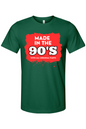 Made in the 90s Original Parts - White/Red Font Unisex Short Sleeve Shirt