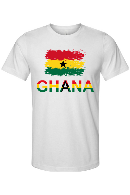 Ghana Flag - Unisex Short Sleeve Shirt