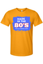 Made in the 80s Original Parts - White/Blue Unisex Short Sleeve Shirt