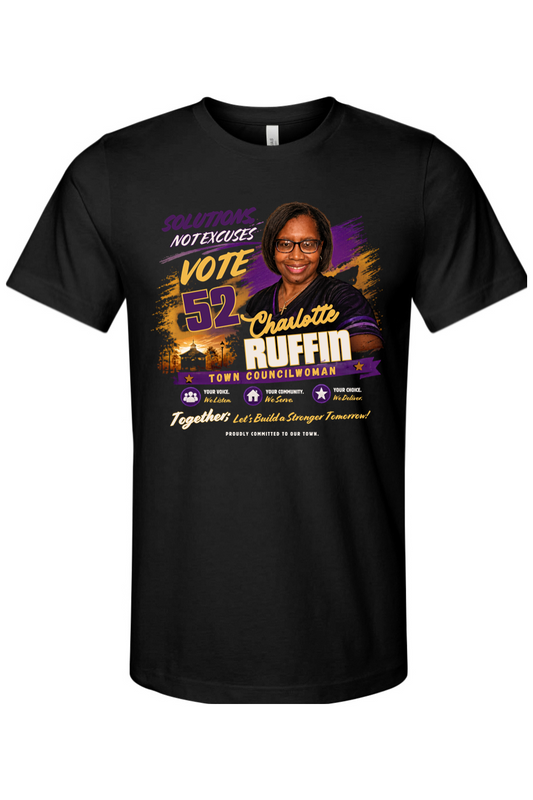 Vote for Charlotte Ruffin - Unisex Short Sleeve Shirt