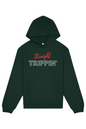 Straight Trippin' - Red/White Font Unisex Heavyweight Hoodie