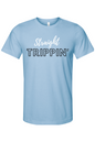 Straight Trippin' - White/Black Font Unisex Short Sleeve Shirt