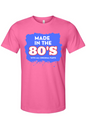 Made in the 80s Original Parts - White/Blue Unisex Short Sleeve Shirt