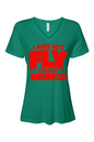 Get Fly & Mind My Business Short Sleeve V-Neck Shirt V2