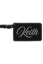Keith - 4 1/4" x 2 3/4" Laserable Leatherette Luggage Tag