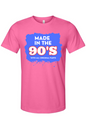 Made in the 90s Original Parts - White/Blue Unisex Short Sleeve Shirt