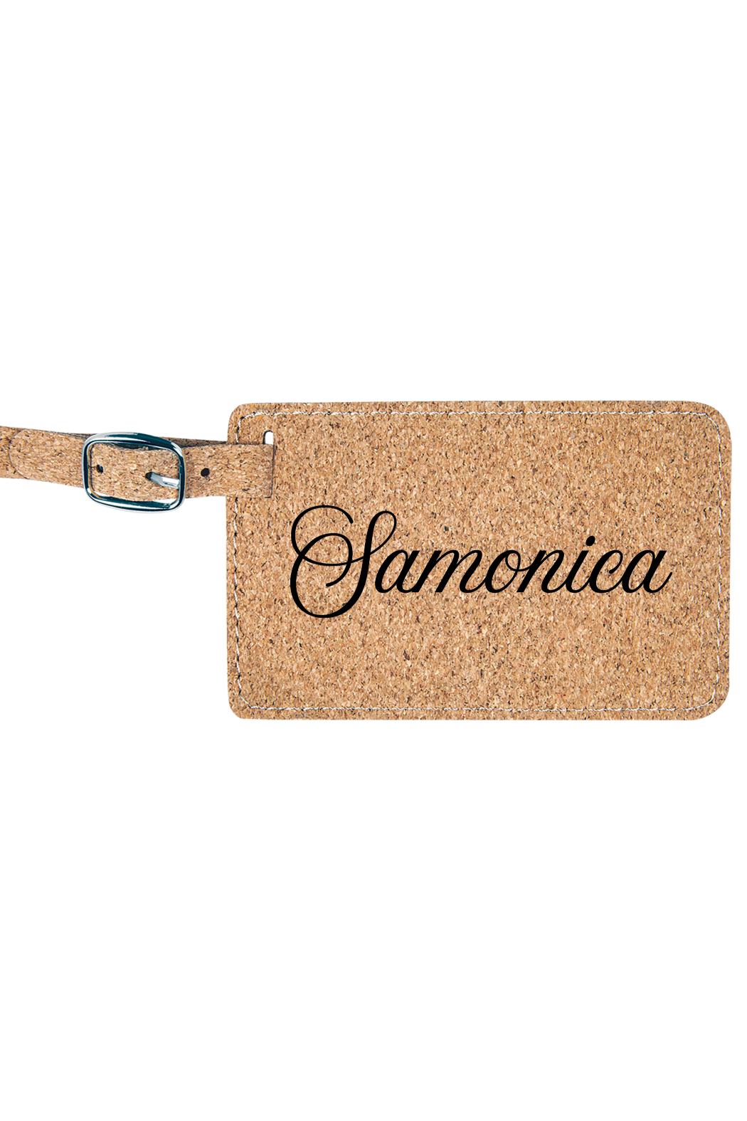 Samonica - 4 1/4" x 2 3/4" Laserable Leatherette Luggage Tag