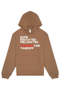 Cleared for Takeoff - White/Red Font Unisex Heavyweight Hoodie