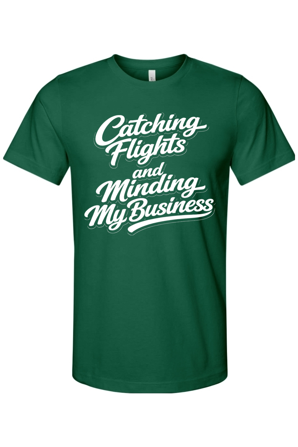 Minding My Business V2 - White Font Unisex Short Shirt