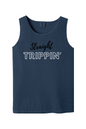 Straight Trippin' Black/White Font Unisex Tank Top