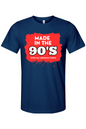 Made in the 90s Original Parts - White/Red Font Unisex Short Sleeve Shirt