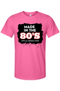Made in the 80s Original Parts - White/Black Font Unisex Short Sleeve Shirt