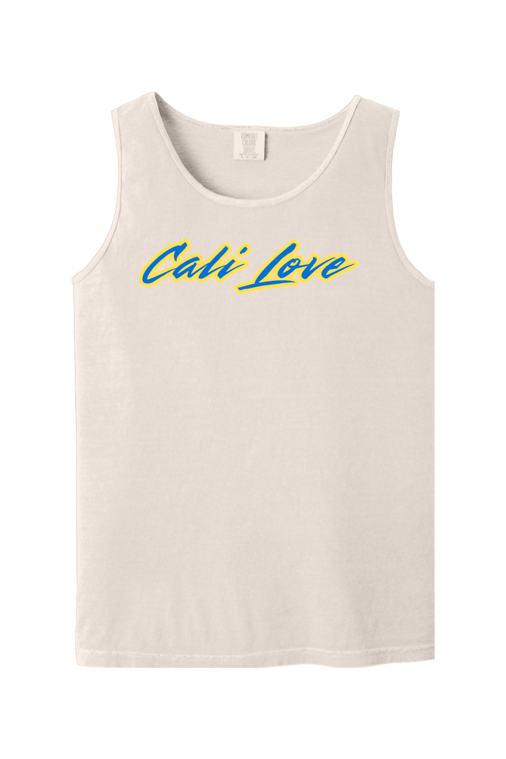 Cali Love - Yellow/Blue Unisex Tank Top