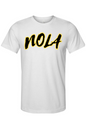 NOLA - Gold/Black Font Unisex Short Sleeve Shirt