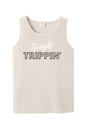 Straight Trippin' - White/Black Font Unisex Tank Top