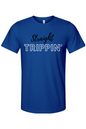 Straight Trippin' - Black/White Font Unisex Short Sleeve Shirt
