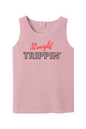 Straight Trippin' - Red/Black Font Unisex Tank Top