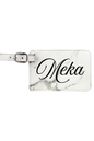 Meka - 4 1/4" x 2 3/4" Laserable Leatherette Luggage Tag