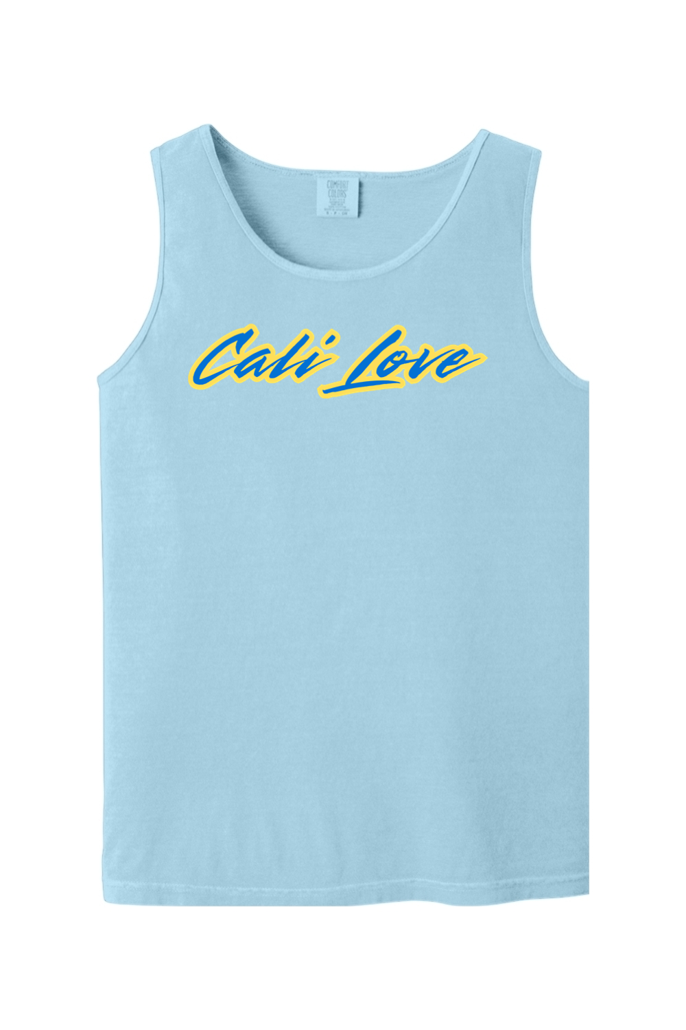 Cali Love - Yellow/Blue Unisex Tank Top