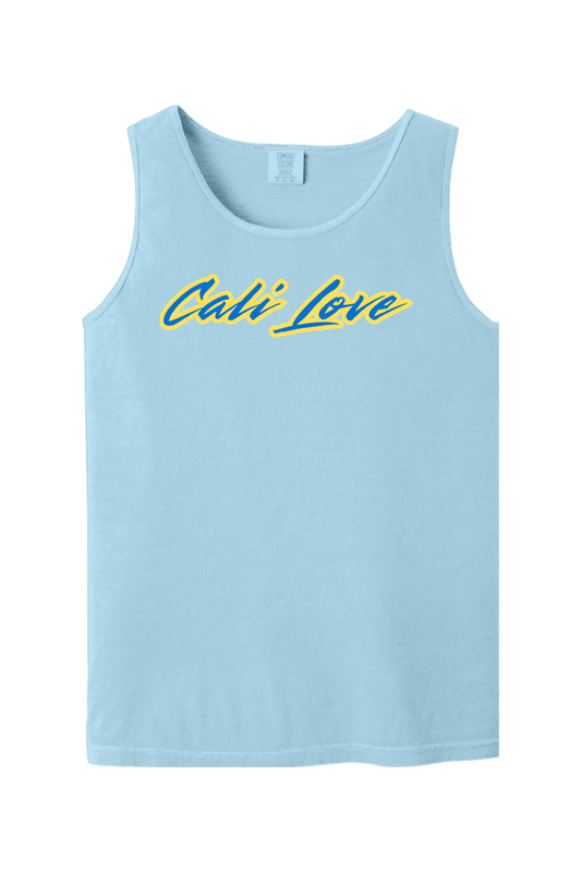 Cali Love - Yellow/Blue Unisex Tank Top