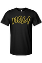 NOLA - Gold/Black Font Unisex Short Sleeve Shirt