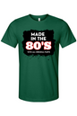 Made in the 80s Original Parts - White/Black Font Unisex Short Sleeve Shirt