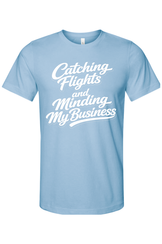Minding My Business V2 - White Font Unisex Short Shirt
