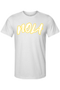 NOLA - Gold/White Font Unisex Short Sleeve Shirt