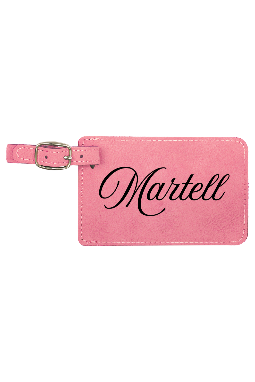 Martell - 4 1/4" x 2 3/4" Laserable Leatherette Luggage Tag