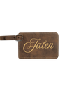 Jalen - 4 1/4" x 2 3/4" Laserable Leatherette Luggage Tag