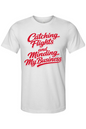 Minding My Business - Red Font Unisex Short Sleeve Shirt
