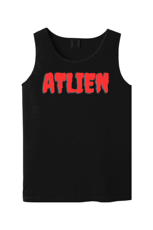 ATLien - Red Font Unisex Tank Top