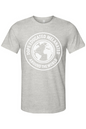 Dope Educated Melanated Stamp - White Font Unisex Short Sleeve Shirt