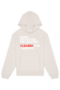 Cleared for Takeoff - White/Red Font Unisex Heavyweight Hoodie