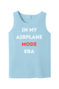 Airplane Mode Era - White/Red Font Unisex Tank Top
