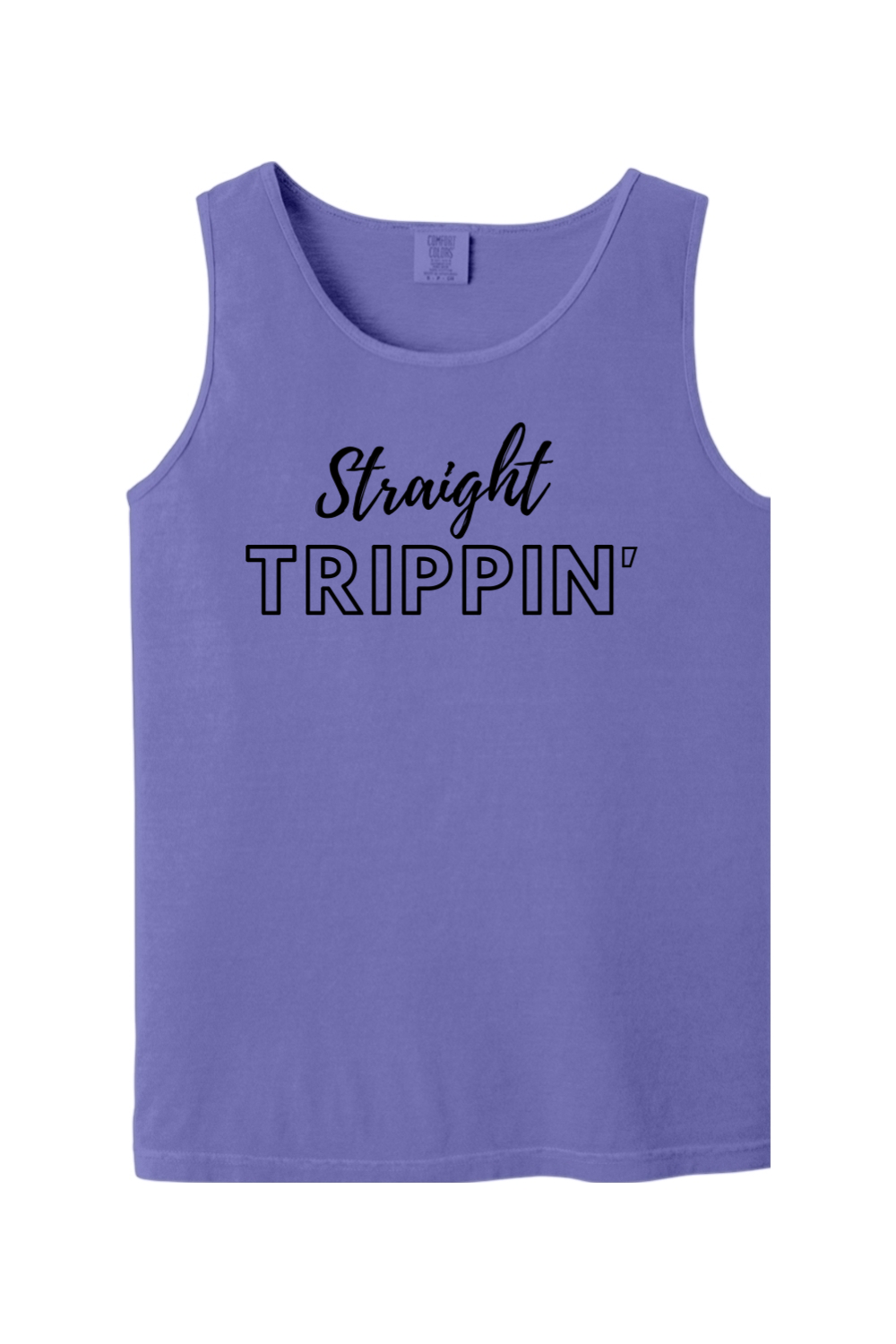 Straight Trippin' - Black Font Unisex Tank Top