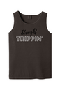 Straight Trippin' Black/White Font Unisex Tank Top