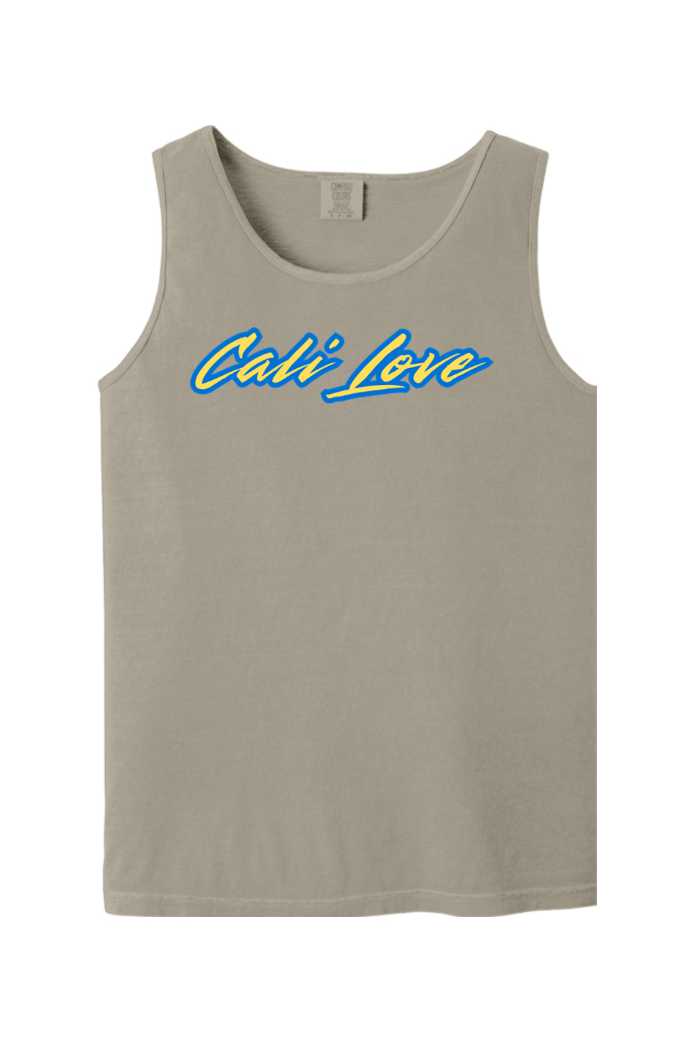 Cali Love - Blue/Yellow Unisex Tank Top