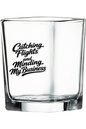 Minding My Business - Black Font 2 1/4 oz. Square Shot Glass