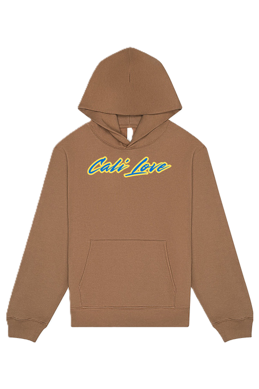Cali Love - Yellow/Blue Font Unisex Heavyweight Hoodie