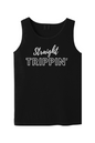Straight Trippin' - White Font Unisex Tank Top