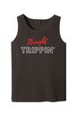 Straight Trippin' - Red/White Font Unisex Tank Top