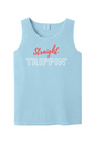 Straight Trippin' - Red/White Font Unisex Tank Top